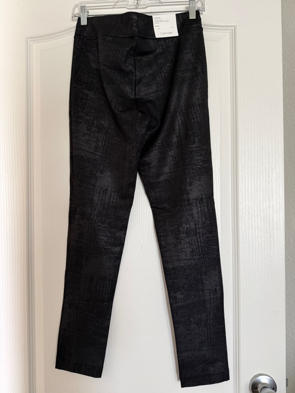 New Women’s Calvin Klein Black Textured Dress Pants Sz Xs. - Picture 7 of 7